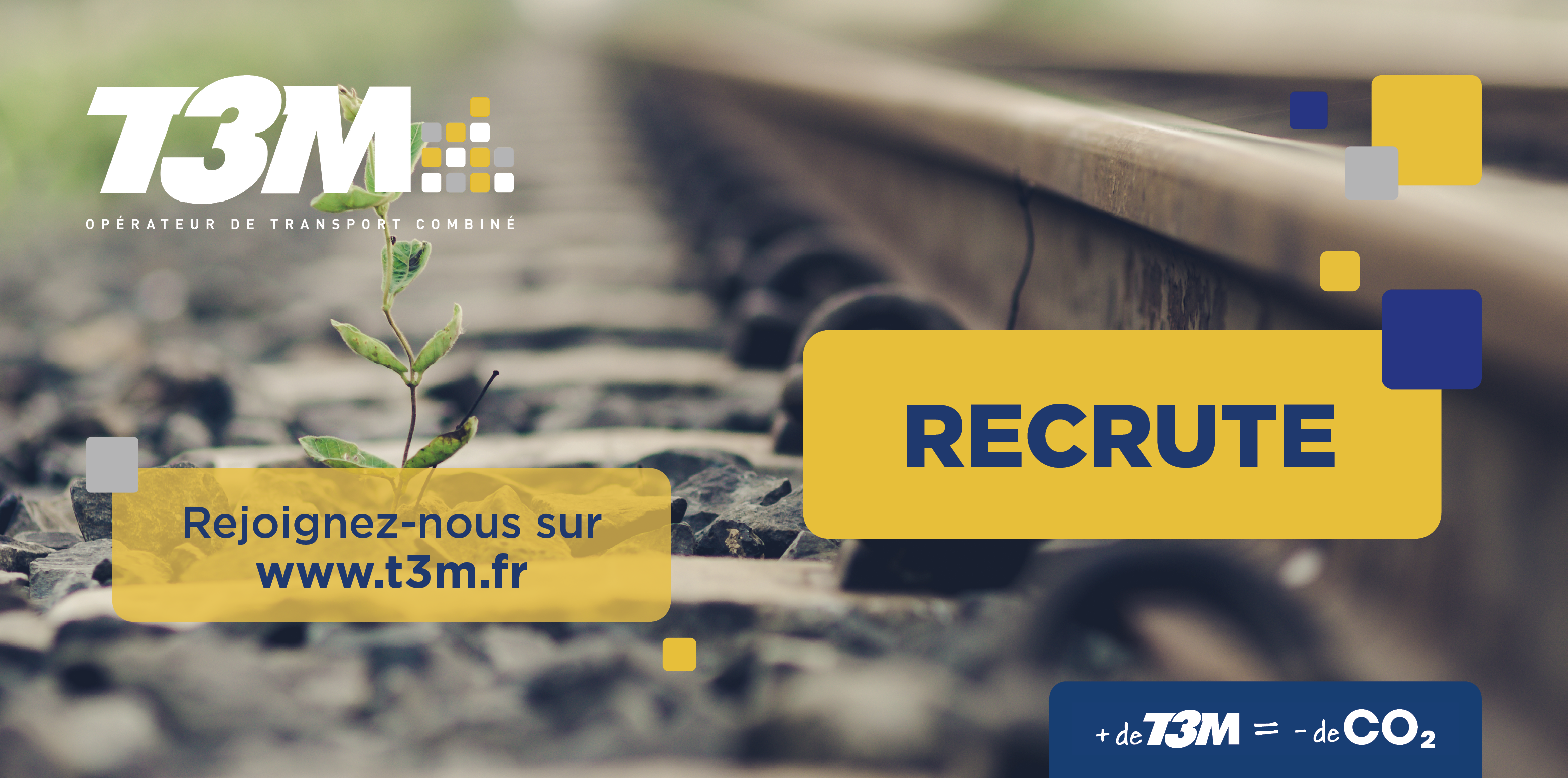 T3M recrute un exploitant Transport Ferroviaire